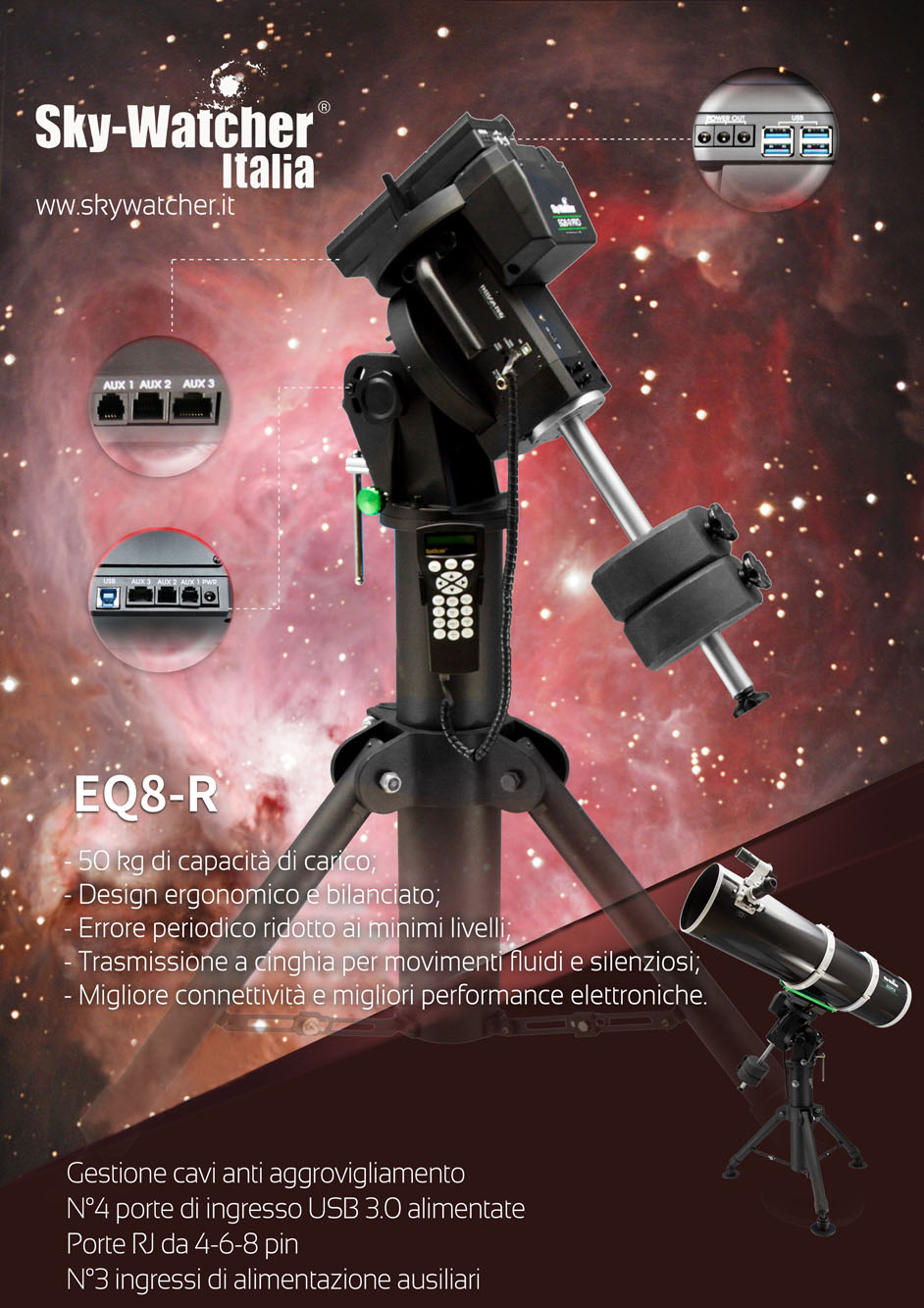 Skywatcher EQ8-R PRO SYNSCAN – SOLO TESTA - immagine 4
