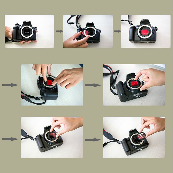 Clip filter AWB (AutomaticWhiteBalance) per Canon APS-C - immagine 3