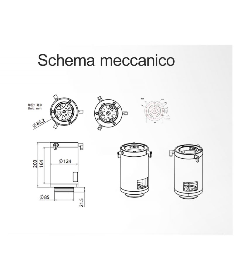 Estensione colonna ZWO per montaggio AM5 da 200 mm - immagine 11