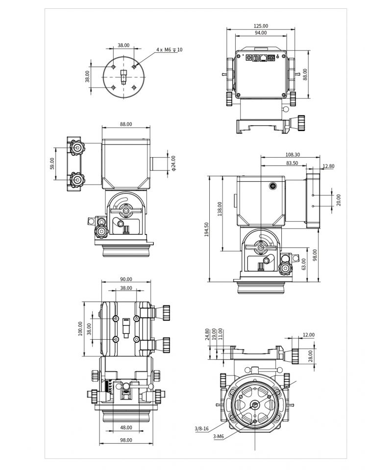 ZWO AM3 Harmonic Equatorial Mount - immagine 15