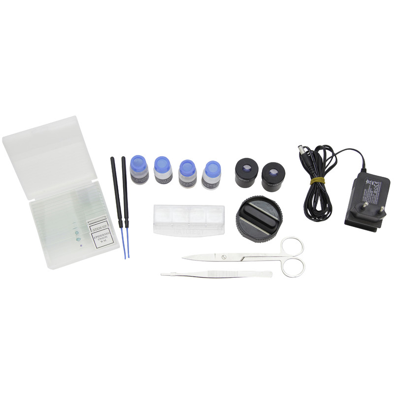 Omegon Microscopio a visione binoculare, 40x-800x, LED - immagine 8