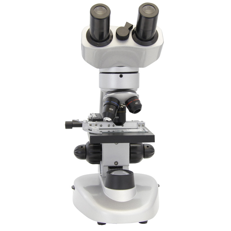 Omegon Microscopio a visione binoculare, 40x-800x, LED - immagine 4