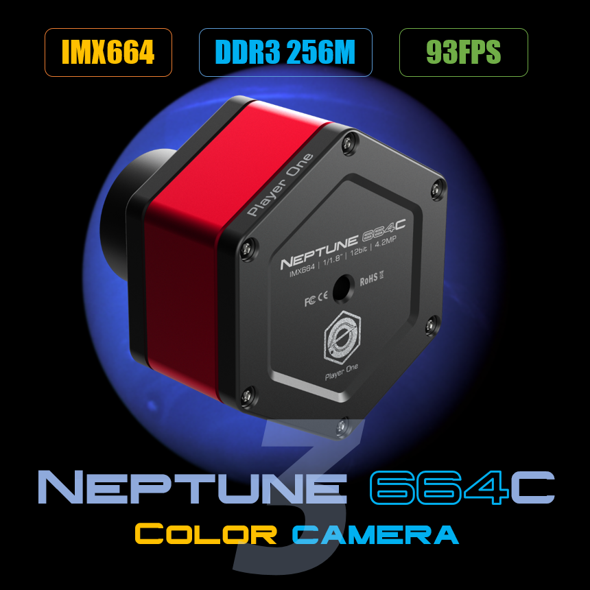 PLAYER ONE Neptune-C II USB 3.0 Colore (IMX664) - immagine 3