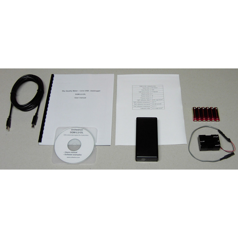 Unihedron Fotometro Sky Quality Meter SQM con lente - USB e registratore di dati - immagine 3