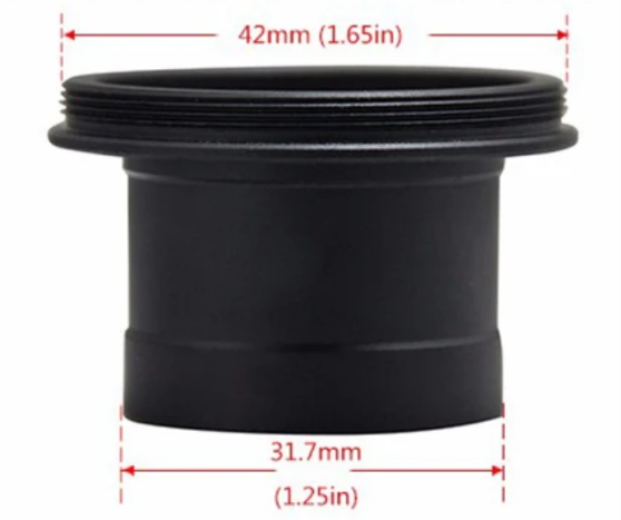 Naso adattatore da T2 a 31.8mm - immagine 2