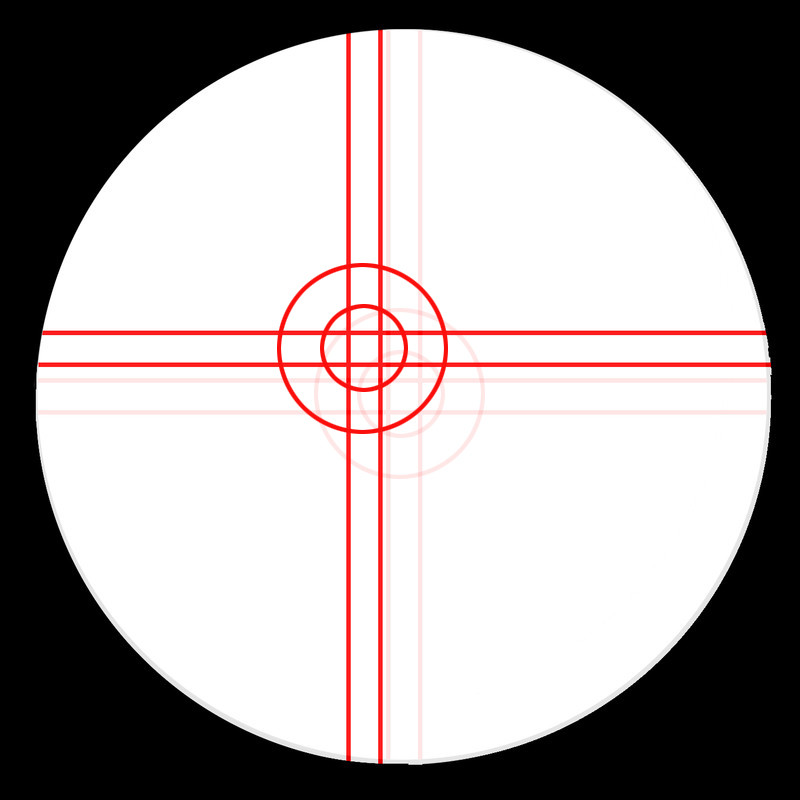 Omegon oculare con reticolo Plössl 9 mm, illuminato e decentrabile - immagine 2